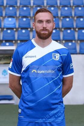 Nico Hammann (1. FC Magdeburg) - 2. BL PortraÌˆttermin 2018 2019 offizieller Fototermin 1. FC Magdeburg in der MDCC Arena in Magdeburg - Porträt, Portrait,Deutschland, Fussball, Mann, Maenner,GER,23.07.2018