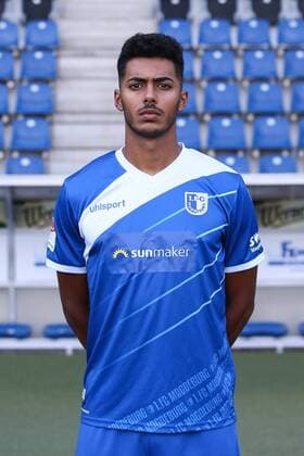 Tarek Chahed (1. FC Magdeburg) - 2. BL PortraÌˆttermin 2018 2019 offizieller Fototermin 1. FC Magdeburg in der MDCC Arena in Magdeburg - Porträt, Portrait,Deutschland, Fussball, Mann, Maenner,GER,23.07.2018
