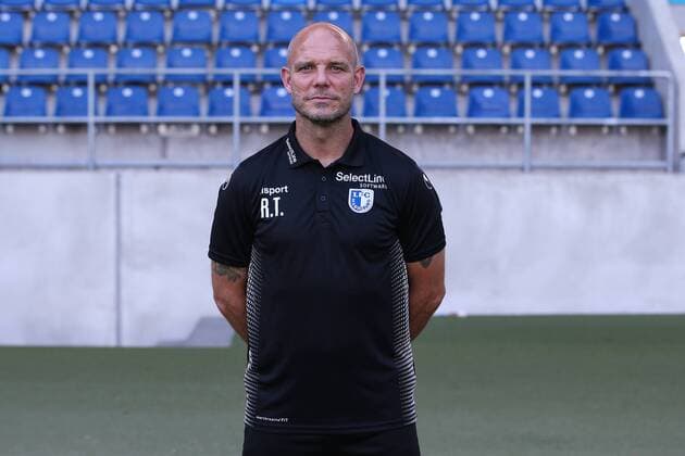 Co-Trainer Ronny Thielemann (1. FC Magdeburg) - 2. BL PortraÌˆttermin 2018 2019 offizieller Fototermin 1. FC Magdeburg in der MDCC Arena in Magdeburg - Porträt, Portrait,Deutschland, Fussball, Mann, Maenner,GER,23.07.2018