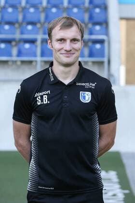 Co-Trainer Sven Bankert (1. FC Magdeburg) - 2. BL PortraÌˆttermin 2018 2019 offizieller Fototermin 1. FC Magdeburg in der MDCC Arena in Magdeburg - Porträt, Portrait,Deutschland, Fussball, Mann, Maenner,GER,23.07.2018
