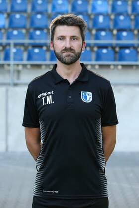 Physiotherapeut Tino Meyer (1. FC Magdeburg) - 2. BL PortraÌˆttermin 2018 2019 offizieller Fototermin 1. FC Magdeburg in der MDCC Arena in Magdeburg - Porträt, Portrait,Deutschland, Fussball, Mann, Maenner,GER,23.07.2018