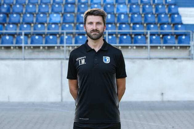 Physiotherapeut Tino Meyer (1. FC Magdeburg) - 2. BL PortraÌˆttermin 2018 2019 offizieller Fototermin 1. FC Magdeburg in der MDCC Arena in Magdeburg - Porträt, Portrait,Deutschland, Fussball, Mann, Maenner,GER,23.07.2018