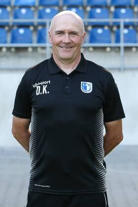 Athletiktrainer Dirk Keller (1. FC Magdeburg) - 2. BL PortraÌˆttermin 2018 2019 offizieller Fototermin 1. FC Magdeburg in der MDCC Arena in Magdeburg - Porträt, Portrait,Deutschland, Fussball, Mann, Maenner,GER,23.07.2018