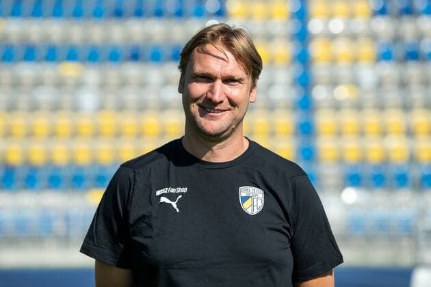 Sportdirektor Kenny Verhoene ; FC Carl Zeiss Jena; 3.Liga, Porträttermin 2018 2019, Ernst Abbe Sportfeld Jena
