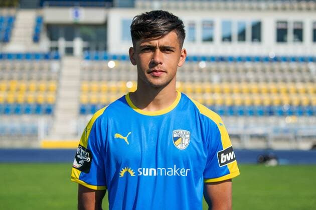 Logan Rogerson; FC Carl Zeiss Jena; 3.Liga, Porträttermin 2018 2019, Ernst Abbe Sportfeld Jena *** Logan Rogerson FC Carl Zeiss Jena 3 League Portrait Date 2018 2019 Ernst Abbe sports field Jena