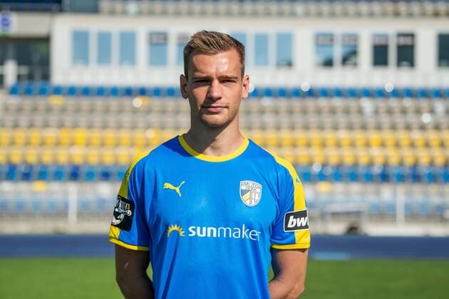 Maximilian Schlegel; FC Carl Zeiss Jena; 3.Liga, Porträttermin 2018 2019, Ernst Abbe Sportfeld Jena