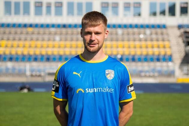 Dominik Bock; FC Carl Zeiss Jena; 3.Liga, Porträttermin 2018 2019, Ernst Abbe Sportfeld Jena