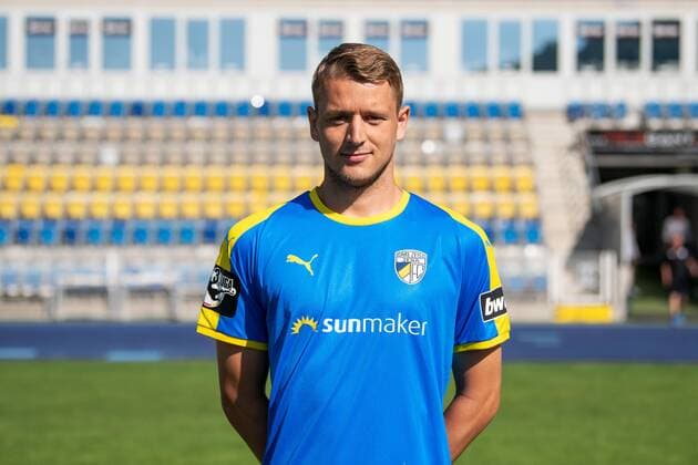 Marius Grösch; FC Carl Zeiss Jena; 3.Liga, Porträttermin 2018 2019, Ernst Abbe Sportfeld Jena