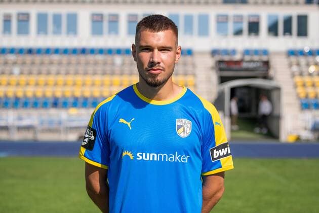 Niclas Erlbeck; FC Carl Zeiss Jena; 3.Liga, Porträttermin 2018 2019, Ernst Abbe Sportfeld Jena