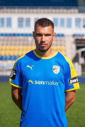 Niclas Erlbeck; FC Carl Zeiss Jena; 3.Liga, Porträttermin 2018 2019, Ernst Abbe Sportfeld Jena