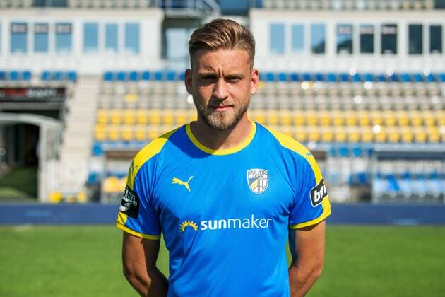 Dennis Slamar; FC Carl Zeiss Jena; 3.Liga, Porträttermin 2018 2019, Ernst Abbe Sportfeld Jena