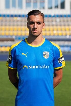 Justin Schau; FC Carl Zeiss Jena; 3.Liga, Porträttermin 2018 2019, Ernst Abbe Sportfeld Jena