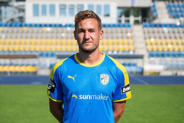 Julian Günther-Schmidt; FC Carl Zeiss Jena; 3.Liga, Porträttermin 2018 2019, Ernst Abbe Sportfeld Jena
