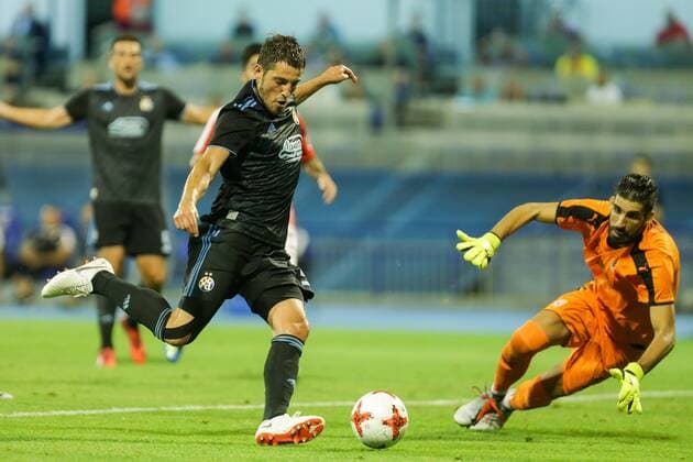 GNK Dinamo, Hapoel Beer-Sheva 24.07.2018., Stadium Maksimir, Zagreb - First match of the 2nd UEFA Champions League preliminary, GNK Dinamo - Hapoel Beer-Sheva.. Arijan Ademi.  FilipxKos PIXSELL