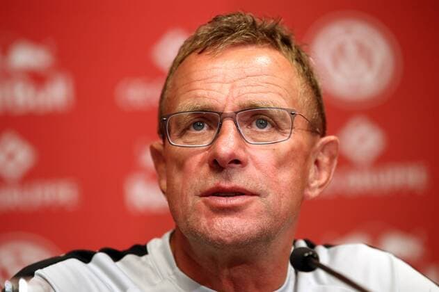 RB Leipzig - PK Euro League Quali Leipzig, 25.07.2018, Red Bull Arena, Fussball, Qualifikation zur UEFA Europa League , PK am Vortag des Spiels RB Leipzig vs. BK Häcken ((SWE) , Im Bild: Ralf Rangnick, RB Leipzig Cheftrainer und Sportdirektor ,