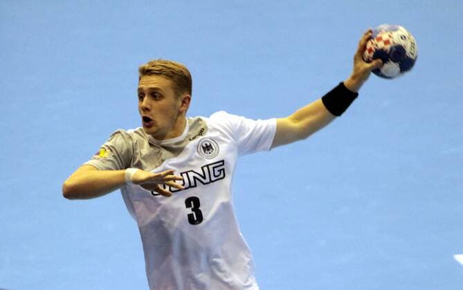 25.07.2018 Celje(Slovenia) Serbia-Germany EHF U20 Under 20 European men s handball championship main round Dimitri Ignatow Germany : 