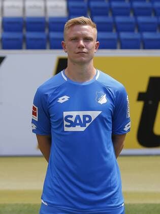 Philipp Ochs , TSG 1899 Hoffenheim . Porträttermin TSG 1899 Hoffenheim 2018-2019 . Sinsheim, GER, 25.07.2018 ,Fussball 1. Bundesliga 2018 2019 .