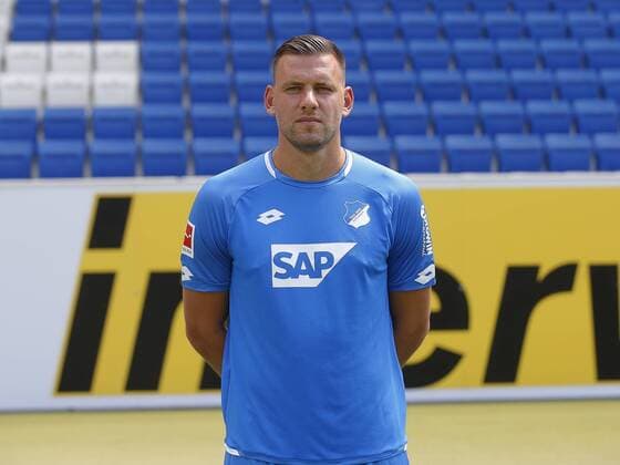 Adam Stalai , TSG 1899 Hoffenheim . Porträttermin TSG 1899 Hoffenheim 2018-2019 . Sinsheim, GER, 25.07.2018 ,Fussball 1. Bundesliga 2018 2019 .