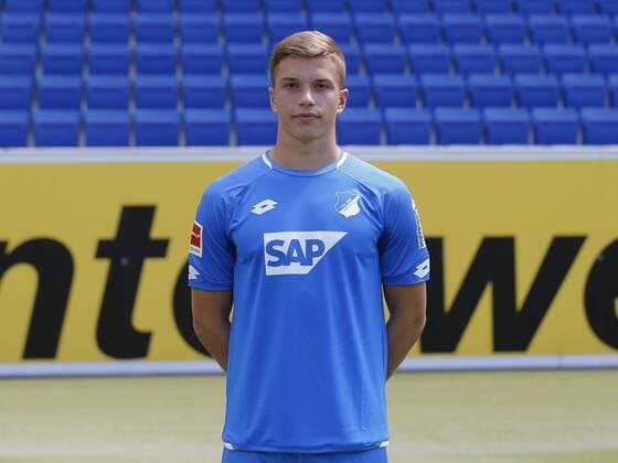 David Otto , TSG 1899 Hoffenheim . Porträttermin TSG 1899 Hoffenheim 2018-2019 . Sinsheim, GER, 25.07.2018 ,Fussball 1. Bundesliga 2018 2019 .