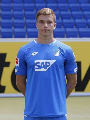 David Otto , TSG 1899 Hoffenheim . Porträttermin TSG 1899 Hoffenheim 2018-2019 . Sinsheim, GER, 25.07.2018 ,Fussball 1. Bundesliga 2018 2019 .