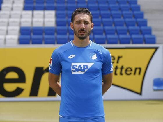 19 , TSG 1899 Hoffenheim . Porträttermin TSG 1899 Hoffenheim 2018-2019 . Sinsheim, GER, 25.07.2018 ,Fussball 1. Bundesliga 2018 2019 .