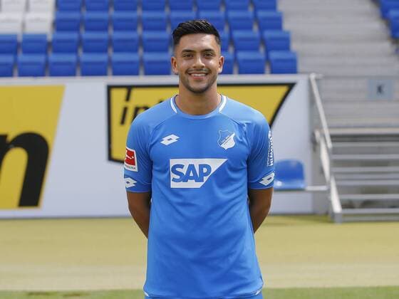 Nadiem Amiri , TSG 1899 Hoffenheim . Porträttermin TSG 1899 Hoffenheim 2018-2019 . Sinsheim, GER, 25.07.2018 ,Fussball 1. Bundesliga 2018 2019 .