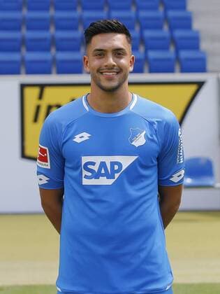 Nadiem Amiri , TSG 1899 Hoffenheim . Porträttermin TSG 1899 Hoffenheim 2018-2019 . Sinsheim, GER, 25.07.2018 ,Fussball 1. Bundesliga 2018 2019 .