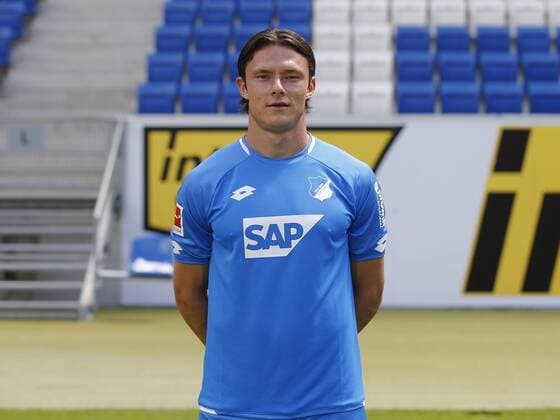Nico Schulz , TSG 1899 Hoffenheim . Porträttermin TSG 1899 Hoffenheim 2018-2019 . Sinsheim, GER, 25.07.2018 ,Fussball 1. Bundesliga 2018 2019 .
