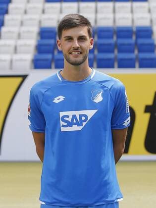 Florian Grillitsch , TSG 1899 Hoffenheim . Porträttermin TSG 1899 Hoffenheim 2018-2019 . Sinsheim, GER, 25.07.2018 ,Fussball 1. Bundesliga 2018 2019 .
