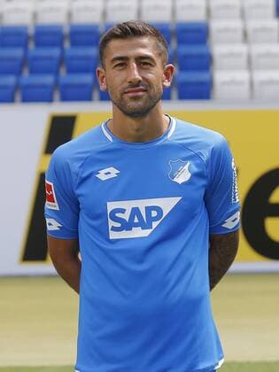Kerem Demirbay , TSG 1899 Hoffenheim . Porträttermin TSG 1899 Hoffenheim 2018-2019 . Sinsheim, GER, 25.07.2018 ,Fussball 1. Bundesliga 2018 2019 .