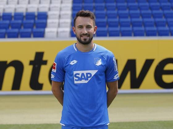 Lukas Rupp , TSG 1899 Hoffenheim . Porträttermin TSG 1899 Hoffenheim 2018-2019 . Sinsheim, GER, 25.07.2018 ,Fussball 1. Bundesliga 2018 2019 .