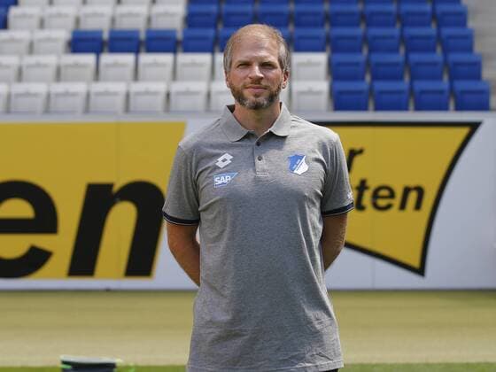 Athletiktrainer Christian Weigl , TSG 1899 Hoffenheim . Porträttermin TSG 1899 Hoffenheim 2018-2019 . Sinsheim, GER, 25.07.2018 ,Fussball 1. Bundesliga 2018 2019 .