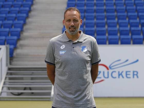 Co-Trainer Pellegrino Matarazo , TSG 1899 Hoffenheim . Porträttermin TSG 1899 Hoffenheim 2018-2019 . Sinsheim, GER, 25.07.2018 ,Fussball 1. Bundesliga 2018 2019 .