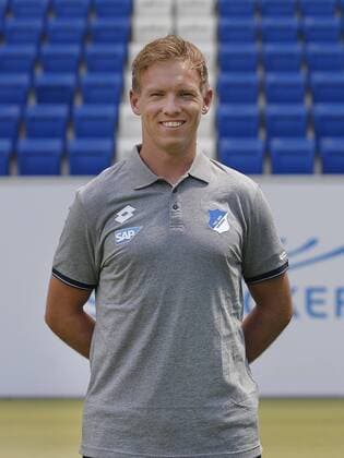 Trainer Julian Nagelsmann , TSG 1899 Hoffenheim . Porträttermin TSG 1899 Hoffenheim 2018-2019 . Sinsheim, GER, 25.07.2018 ,Fussball 1. Bundesliga 2018 2019 .