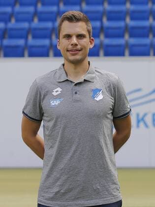 Physiotherapeut Manuel Kreuberger , TSG 1899 Hoffenheim . Porträttermin TSG 1899 Hoffenheim 2018-2019 . Sinsheim, GER, 25.07.2018 ,Fussball 1. Bundesliga 2018 2019 .