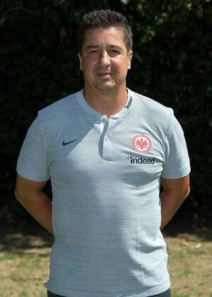 26.07.2018, xjhx, Fussball 1.Bundesliga, Eintracht Frankfurt Fototermin Saison 2018 2019 - Porträttermin 2018 2019 emspor, v.l. Co Trainer Christian Peintinger (Eintracht Frankfurt) Frankfurt am Main