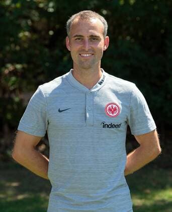 26.07.2018, xjhx, Fussball 1.Bundesliga, Eintracht Frankfurt Fototermin Saison 2018 2019 - Porträttermin 2018 2019 emspor, v.l. Athletik-Trainer Markus Murrer (Eintracht Frankfurt) Frankfurt am Main