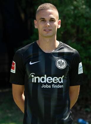 26.07.2018, xjhx, Fussball 1.Bundesliga, Eintracht Frankfurt Fototermin Saison 2018 2019 - Porträttermin 2018 2019 emspor, v.l. Mijat Gacinovic (Eintracht Frankfurt) Frankfurt am Main