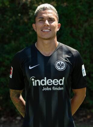 26.07.2018, xjhx, Fussball 1.Bundesliga, Eintracht Frankfurt Fototermin Saison 2018 2019 - Porträttermin 2018 2019 emspor, v.l. Carlos Salcedo (Eintracht Frankfurt) Frankfurt am Main