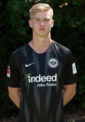 26.07.2018, xjhx, Fussball 1.Bundesliga, Eintracht Frankfurt Fototermin Saison 2018 2019 - Porträttermin 2018 2019 emspor, v.l. Noel Knothe (Eintracht Frankfurt) Frankfurt am Main