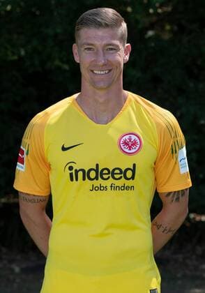 26.07.2018, xjhx, Fussball 1.Bundesliga, Eintracht Frankfurt Fototermin Saison 2018 2019 - Porträttermin 2018 2019 emspor, v.l. Jan Zimmermann (Eintracht Frankfurt) Frankfurt am Main