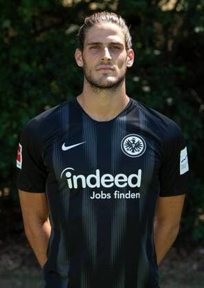 26.07.2018, xjhx, Fussball 1.Bundesliga, Eintracht Frankfurt Fototermin Saison 2018 2019 - Porträttermin 2018 2019 emspor, v.l. Goncalo Paciencia (Eintracht Frankfurt) Frankfurt am Main