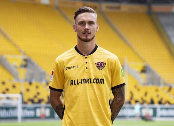 Linus Wahlqvist; SG Dynamo Dresden; 2.BL, Porträttermin, Saison 2018 2019, Freitag (26.07.2018).