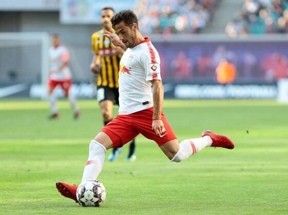 26.07.2018, xtgx, Fussball Europa League Qualifikation 2.Runde, RB Leipzig - BK Haecken emspor, v.l. Marcelo Saracchi (Leipzig, 3) am Ball Leipzig