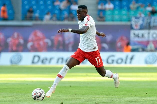 26.07.2018, xtgx, Fussball Europa League Qualifikation 2.Runde, RB Leipzig - BK Haecken emspor, v.l. Bruma (Leipzig, 17) Freisteller, Einzelbild, Ganzkörper Leipzig