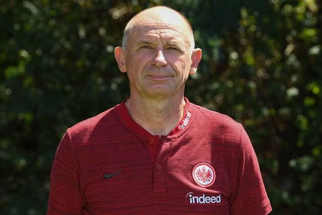 26.07.2018, xjhx, Fussball 1.Bundesliga, Eintracht Frankfurt Fototermin Saison 2018 2019, 1.BL, PortraÌˆttermin, Igor Simonov (Materialwart Eintracht Frankfurt) Frankfurt am Main