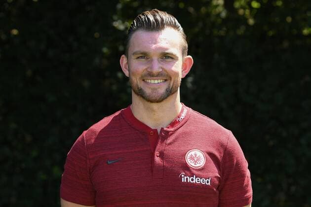 26.07.2018, xjhx, Fussball 1.Bundesliga, Eintracht Frankfurt Fototermin Saison 2018 2019, 1.BL, PortraÌˆttermin, Physio Patrick Kux (Eintracht Frankfurt) Frankfurt am Main