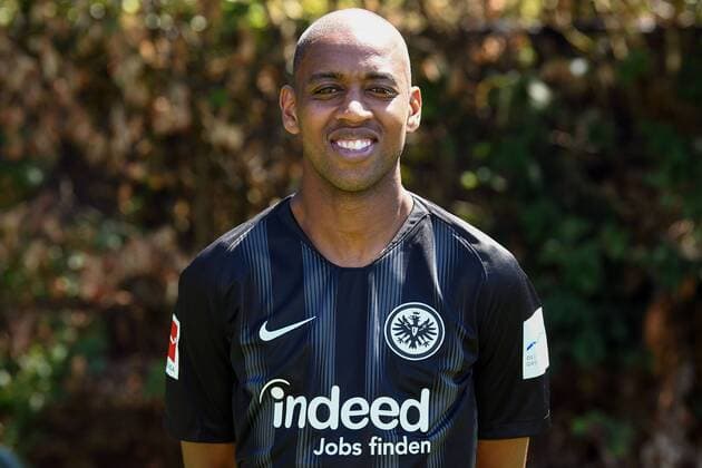 26.07.2018, xjhx, Fussball 1.Bundesliga, Eintracht Frankfurt Fototermin Saison 2018 2019, 1.BL, PortraÌˆttermin, Gelson Fernandes (Eintracht Frankfurt) Frankfurt am Main