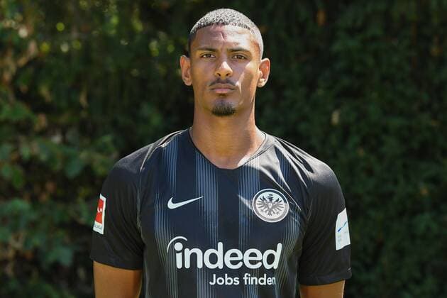 26.07.2018, xjhx, Fussball 1.Bundesliga, Eintracht Frankfurt Fototermin Saison 2018 2019, 1.BL, PortraÌˆttermin, Sebastien Haller (Eintracht Frankfurt) Frankfurt am Main
