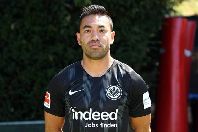 26.07.2018, xjhx, Fussball 1.Bundesliga, Eintracht Frankfurt Fototermin Saison 2018 2019, 1.BL, PortraÌˆttermin, Marco Fabian, Marco Jhonfai Fabian de la Mora (Eintracht Frankfurt) Frankfurt am Main
